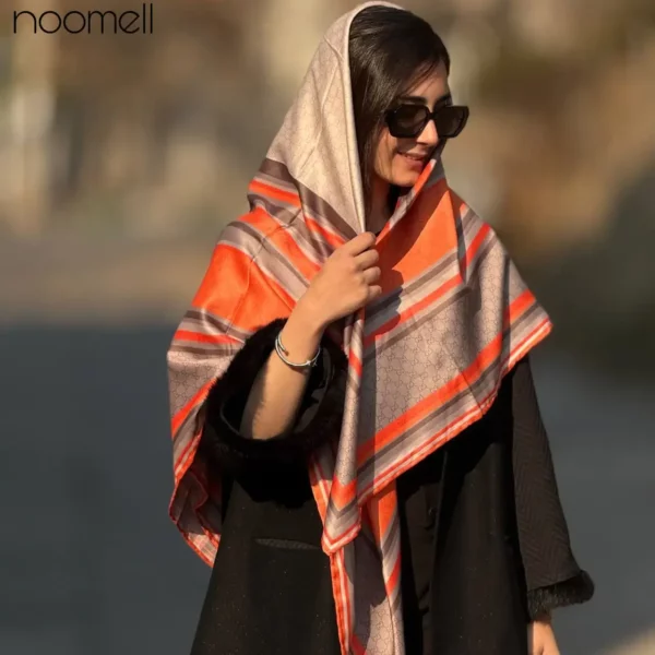 خرید روسری کشمیر طرح گوچی