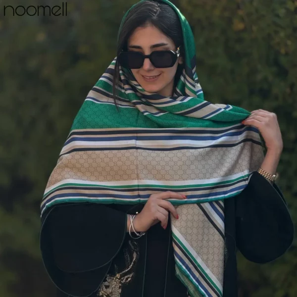 خرید روسری کشمیر طرح گوچی